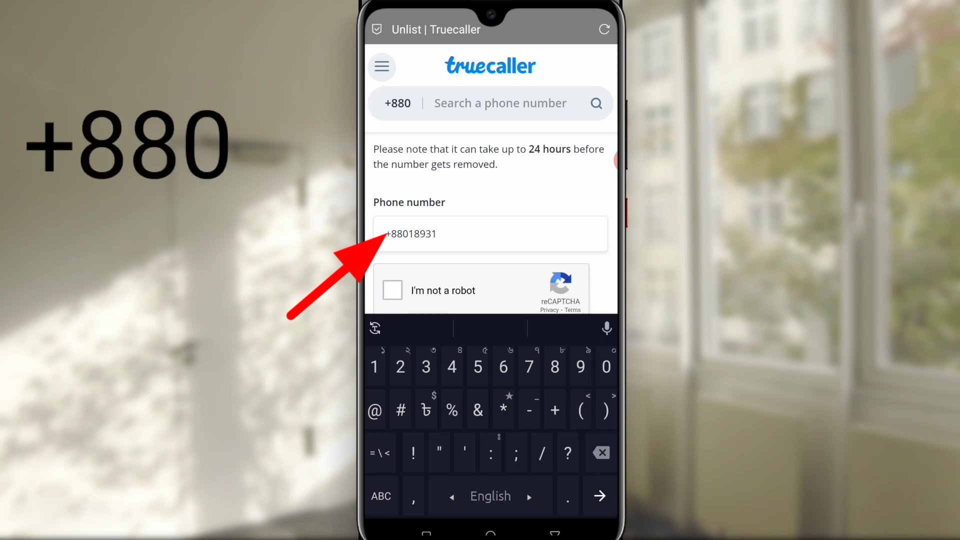 true caller unlist page 
