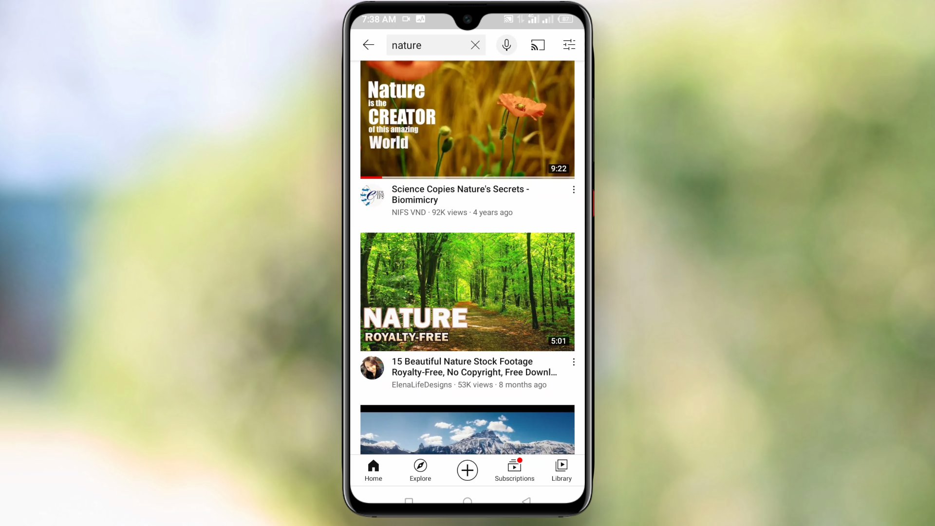 YouTube copyright video