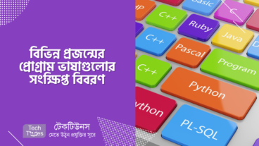 বিভিন্ন প্রজন্মের প্রোগ্রাম ভাষাগুলোর সংক্ষিপ্ত বিবরণ