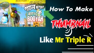 How To Make Gaming Thumbnail Like Mr Triple R  Gaming Thumbnail In Pixellab