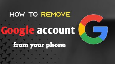 How To Remove Google Account From Android Phone  Google Account Kivabe Remove Korbo