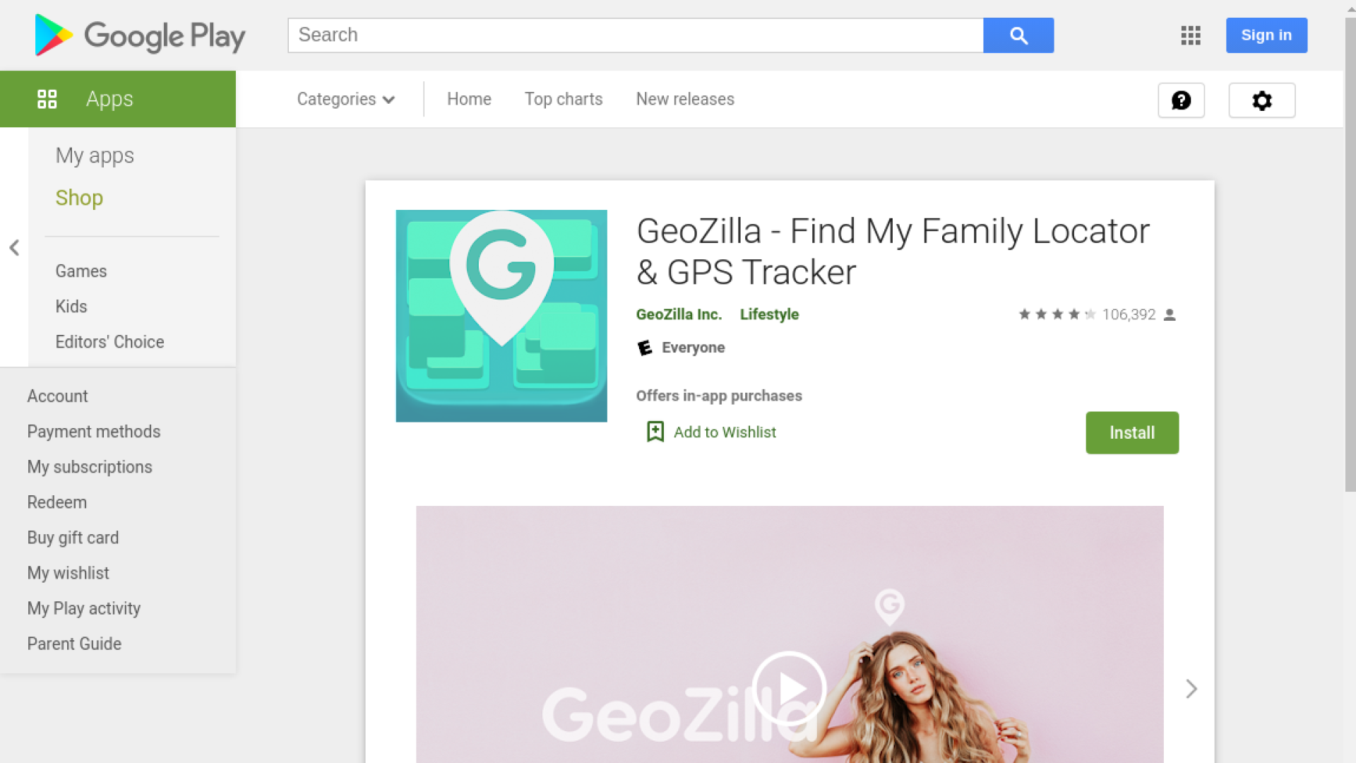 GeoZilla Family GPS Locator