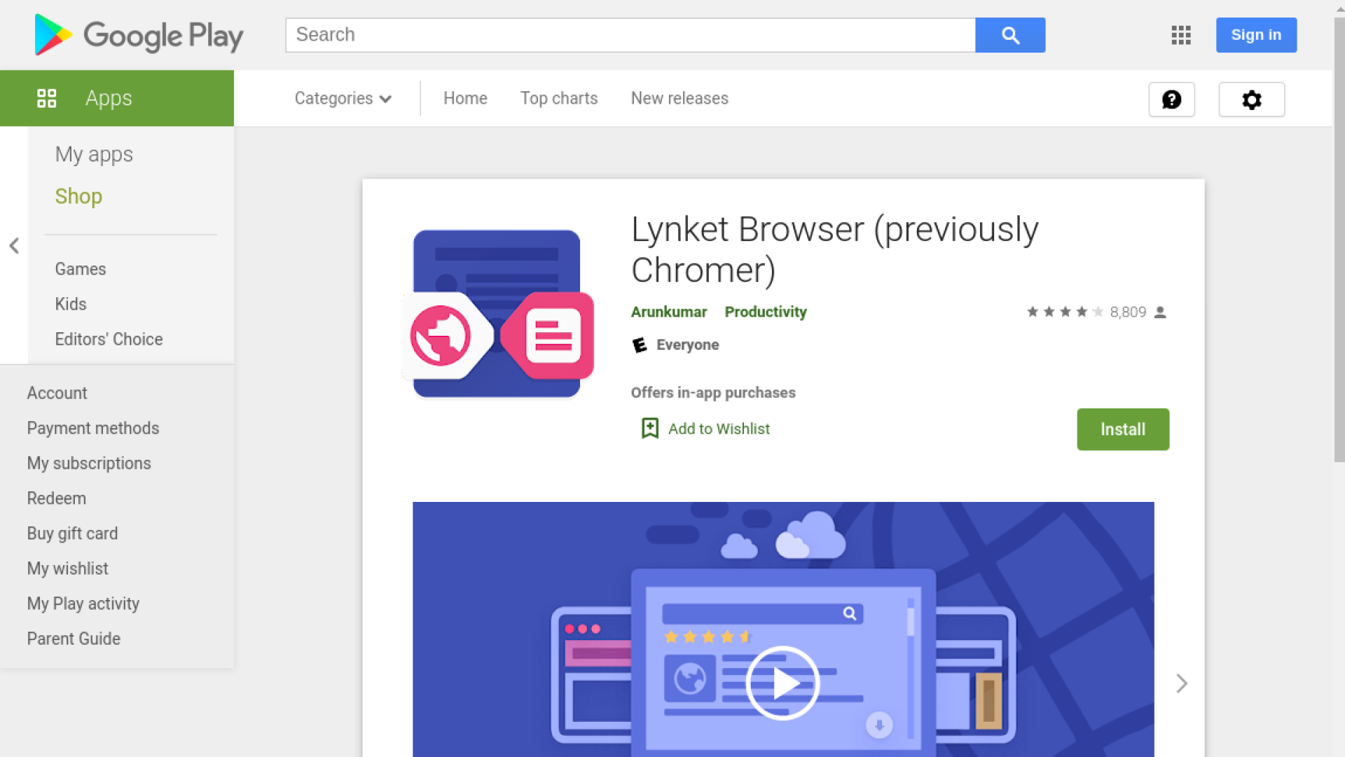 Lynket Browser 