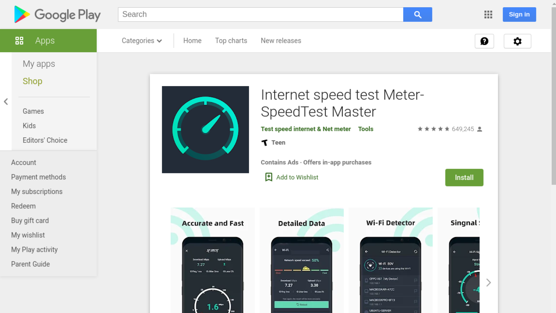 SpeedTest master