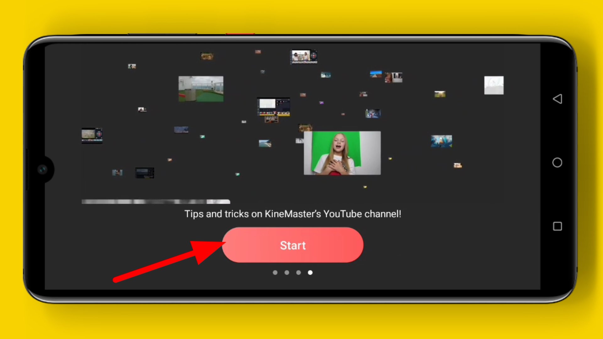 kinemaster app start