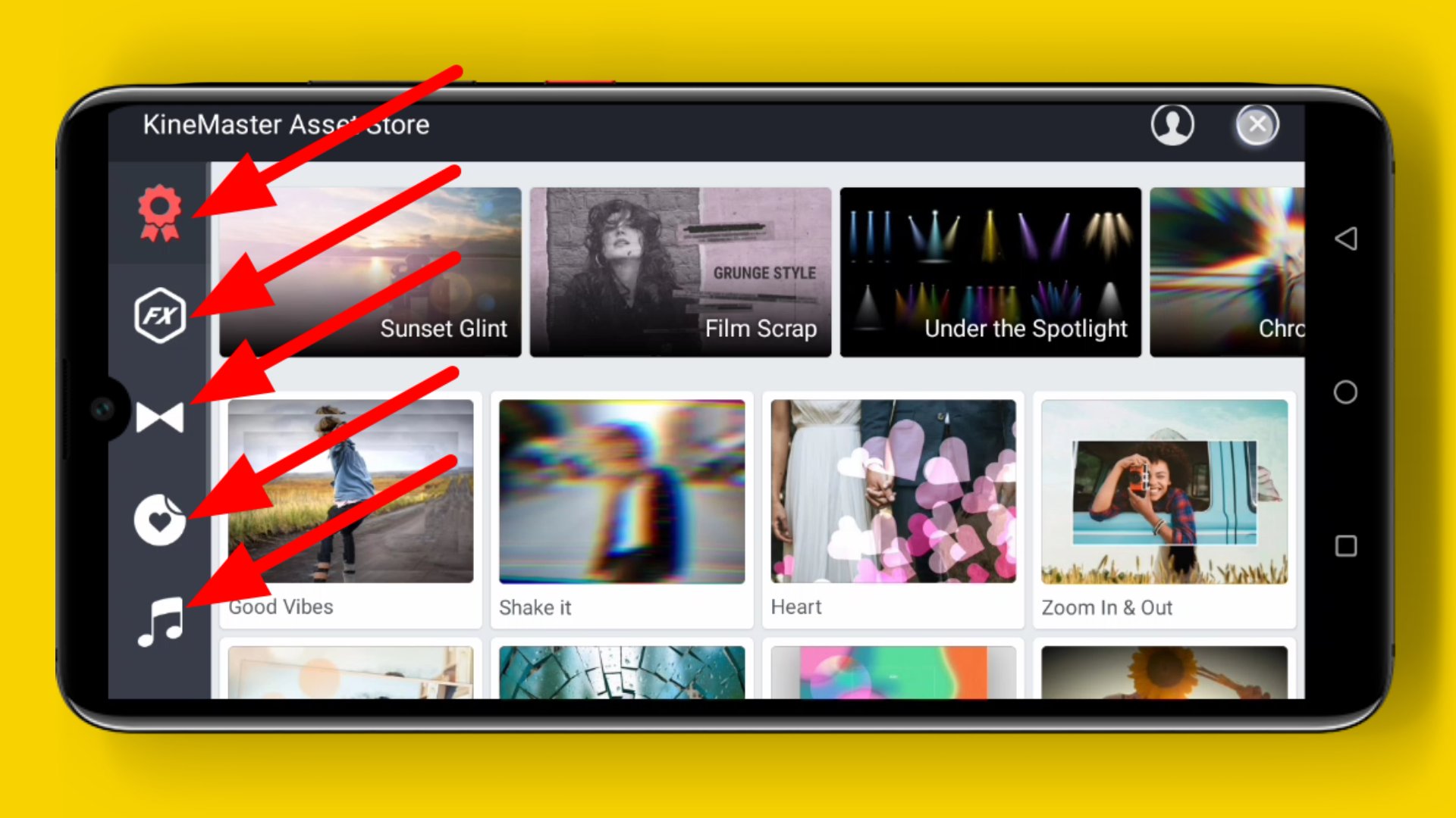 Kinemaster app extra feature