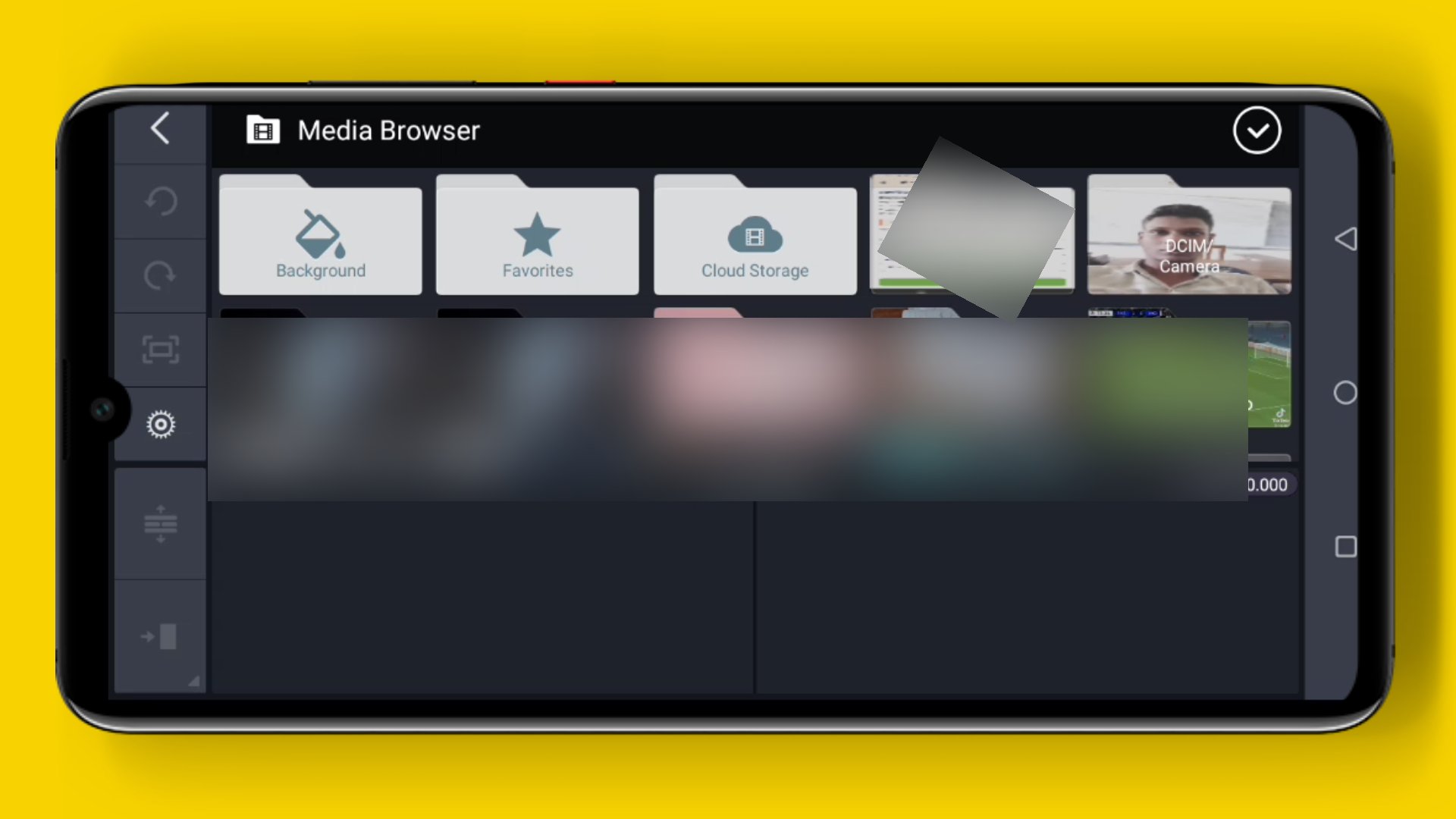 kinemaster app media browser