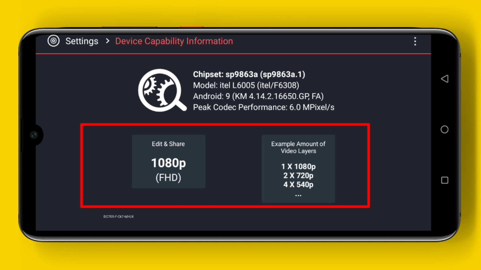 Device Capability Information