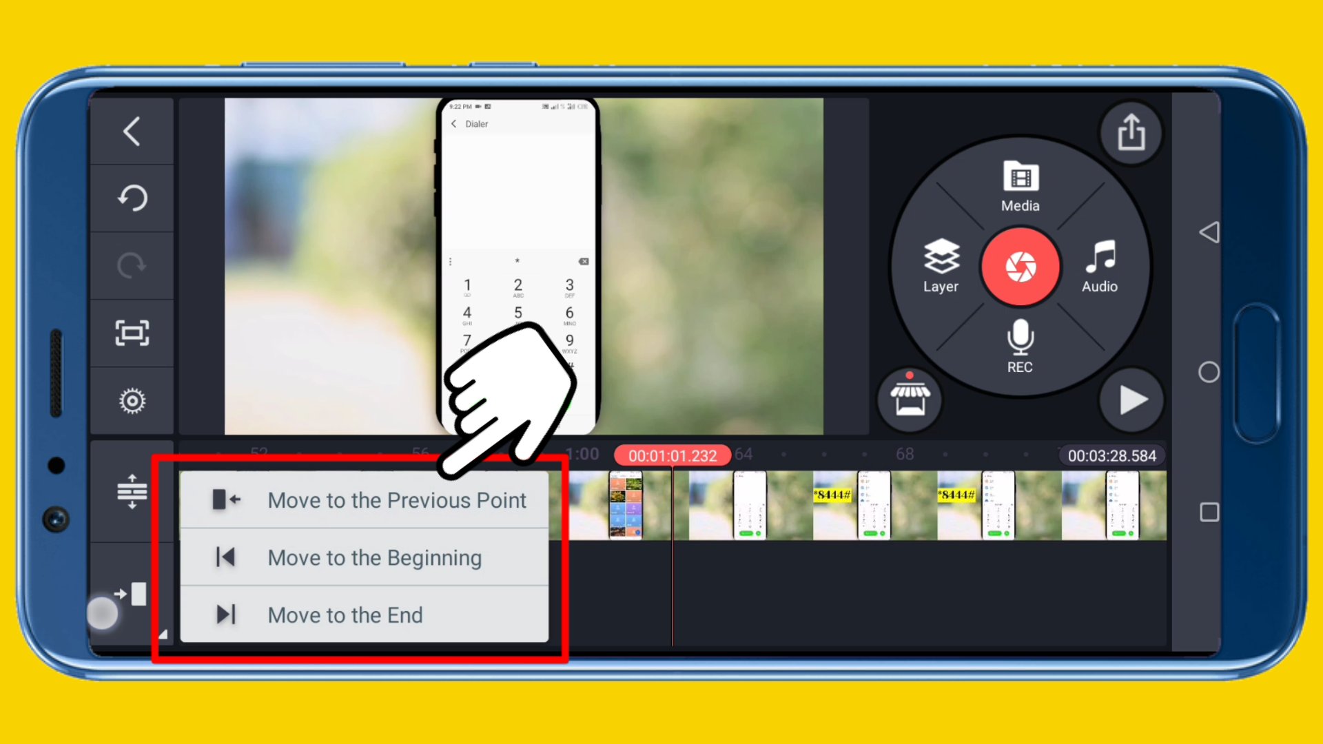 video move first and end