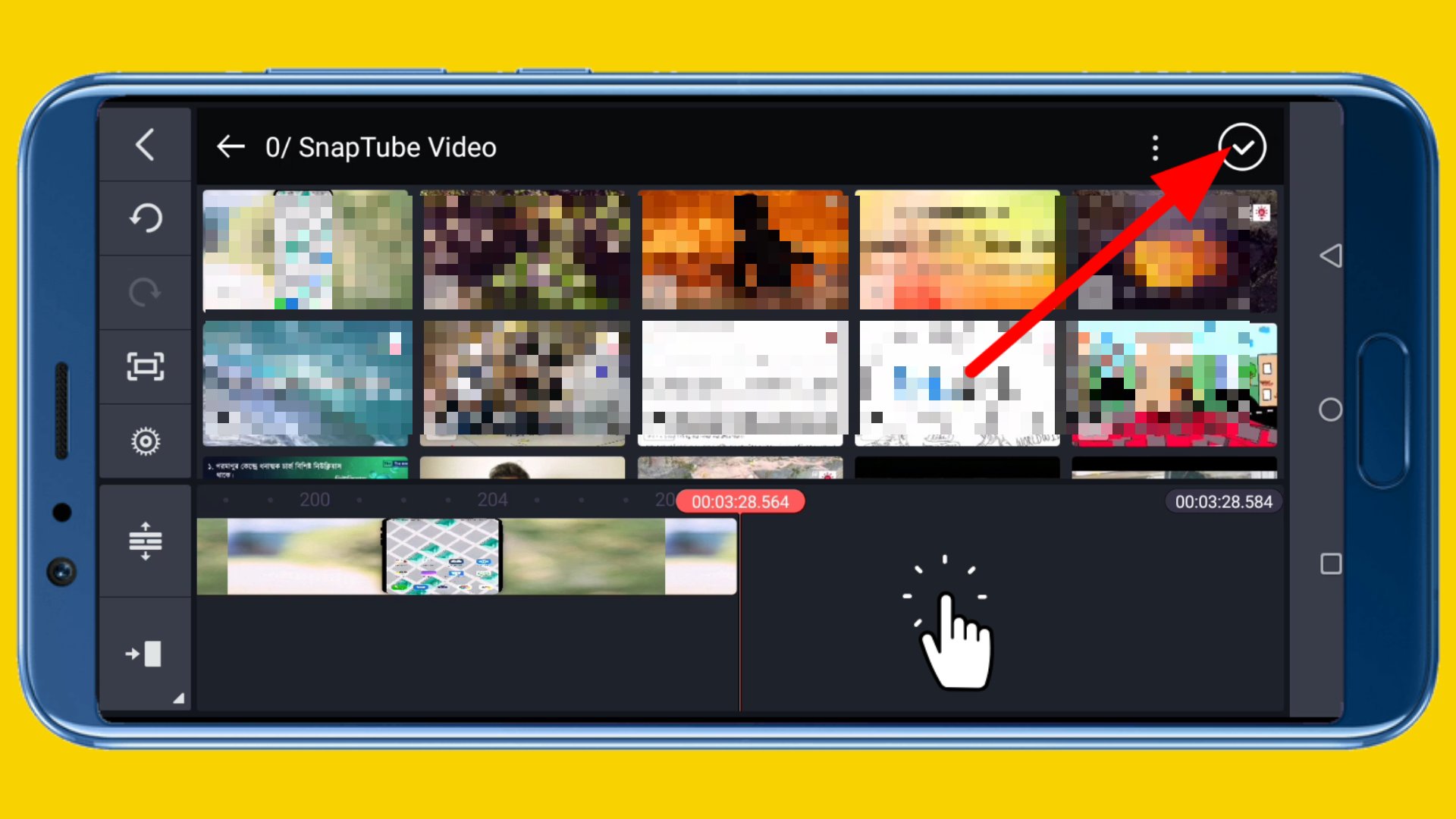 kinemaster app to video select