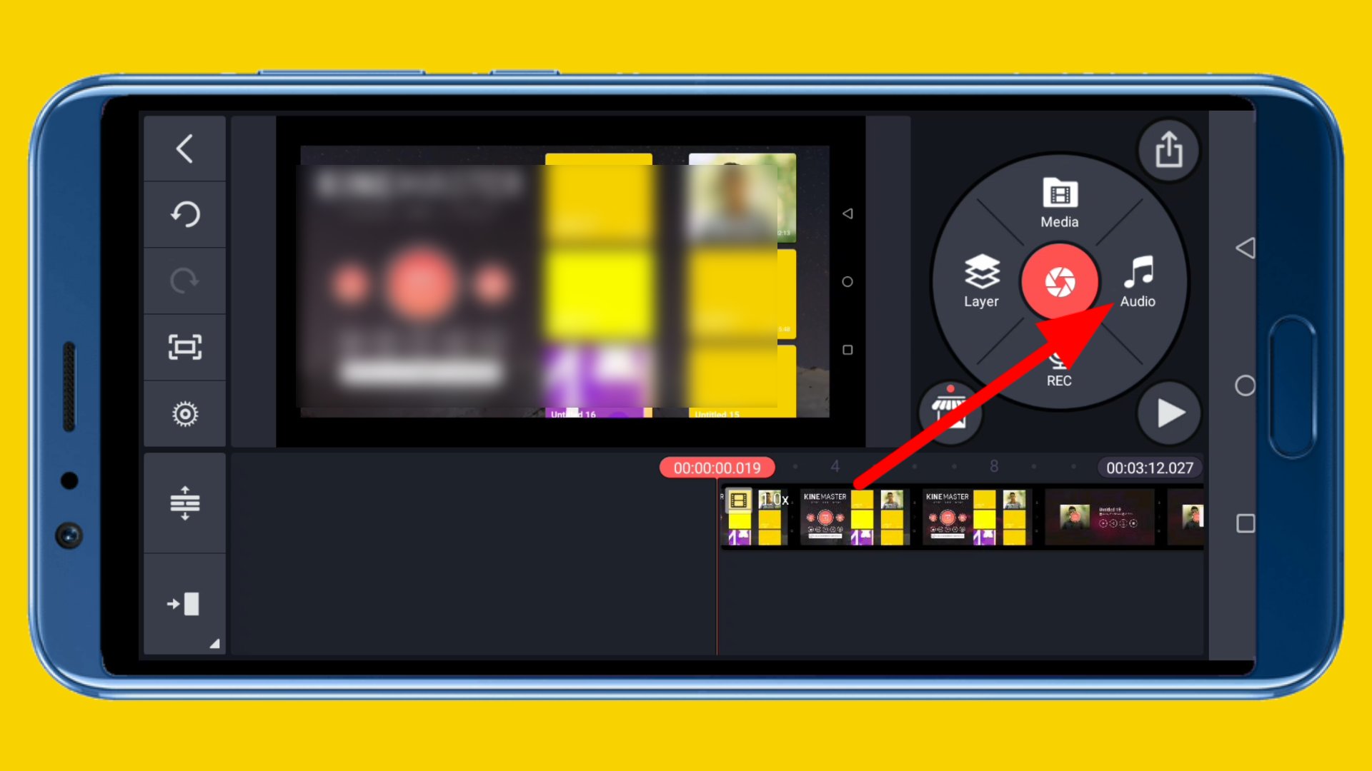 KineMaster audio add