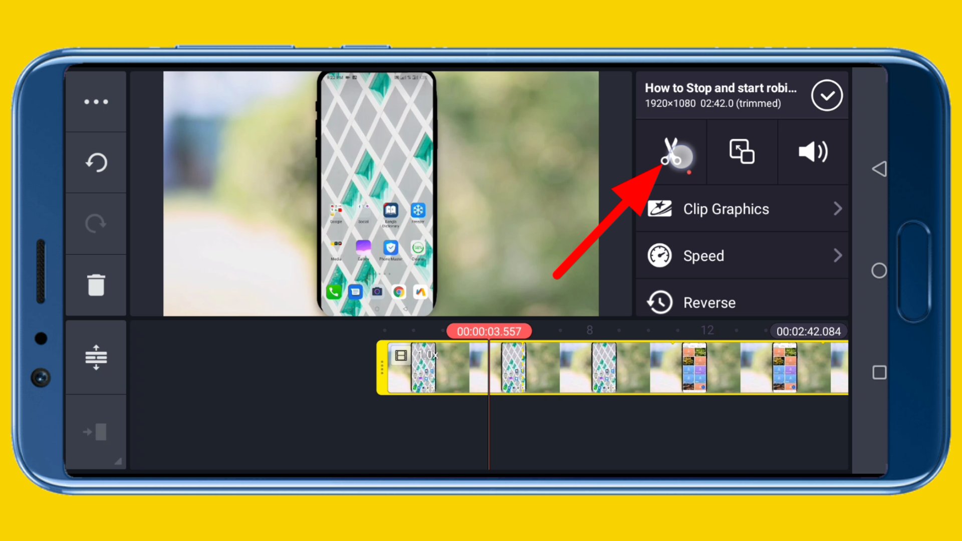 kinemaster app video cut