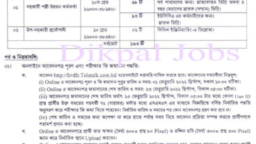 সহকারী পল্লী উন্নয়ন কর্মকর্তা পদে বাংলাদেশ পল্লী উন্নয়ন বোর্ড এর সেরা সার্কুলার