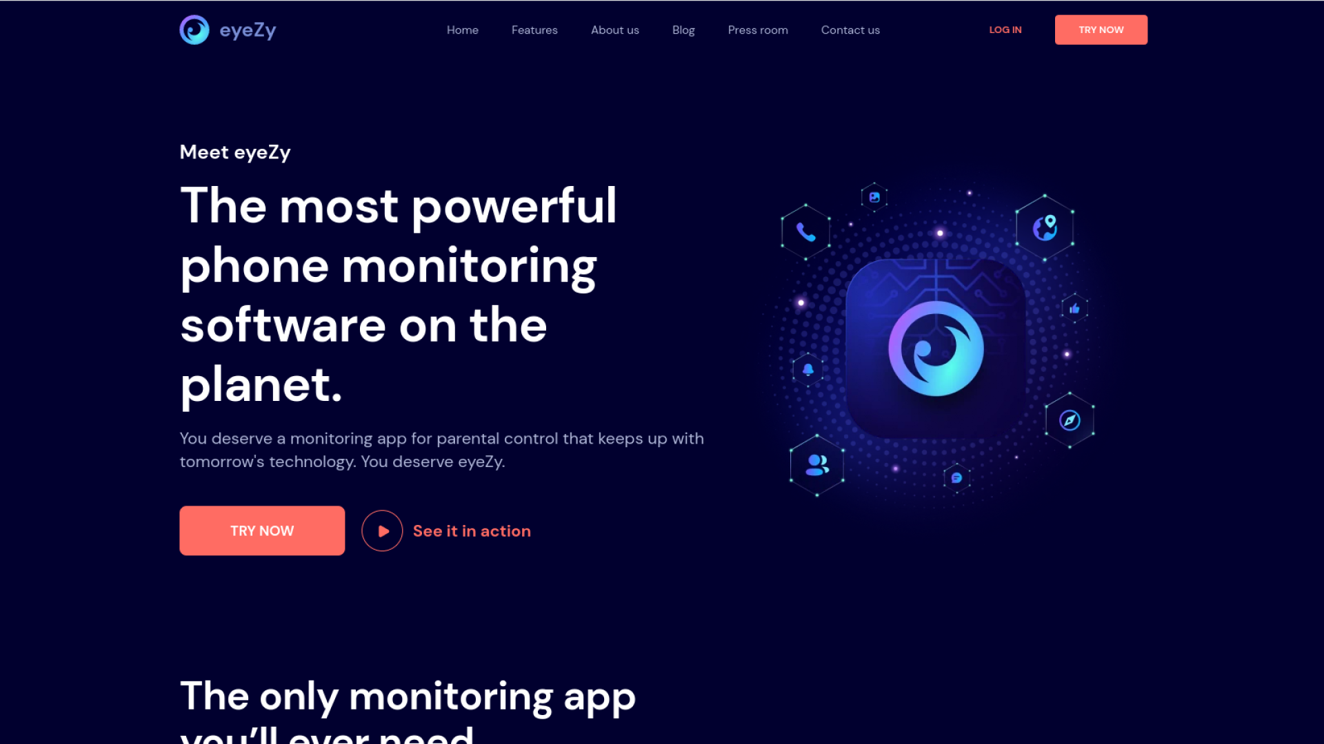 EyeZy এর মাধ্যমে অন্য ফোনে নজরদারি