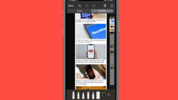 আইফোনে স্ক্রলিং স্ক্রিনশট নেওয়ার তিন উপায়