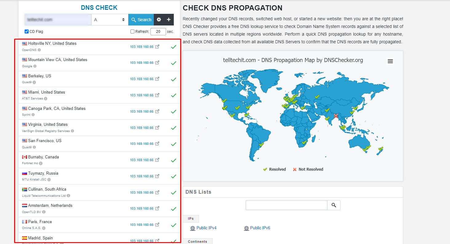 DNS Record চেক করার উপায়