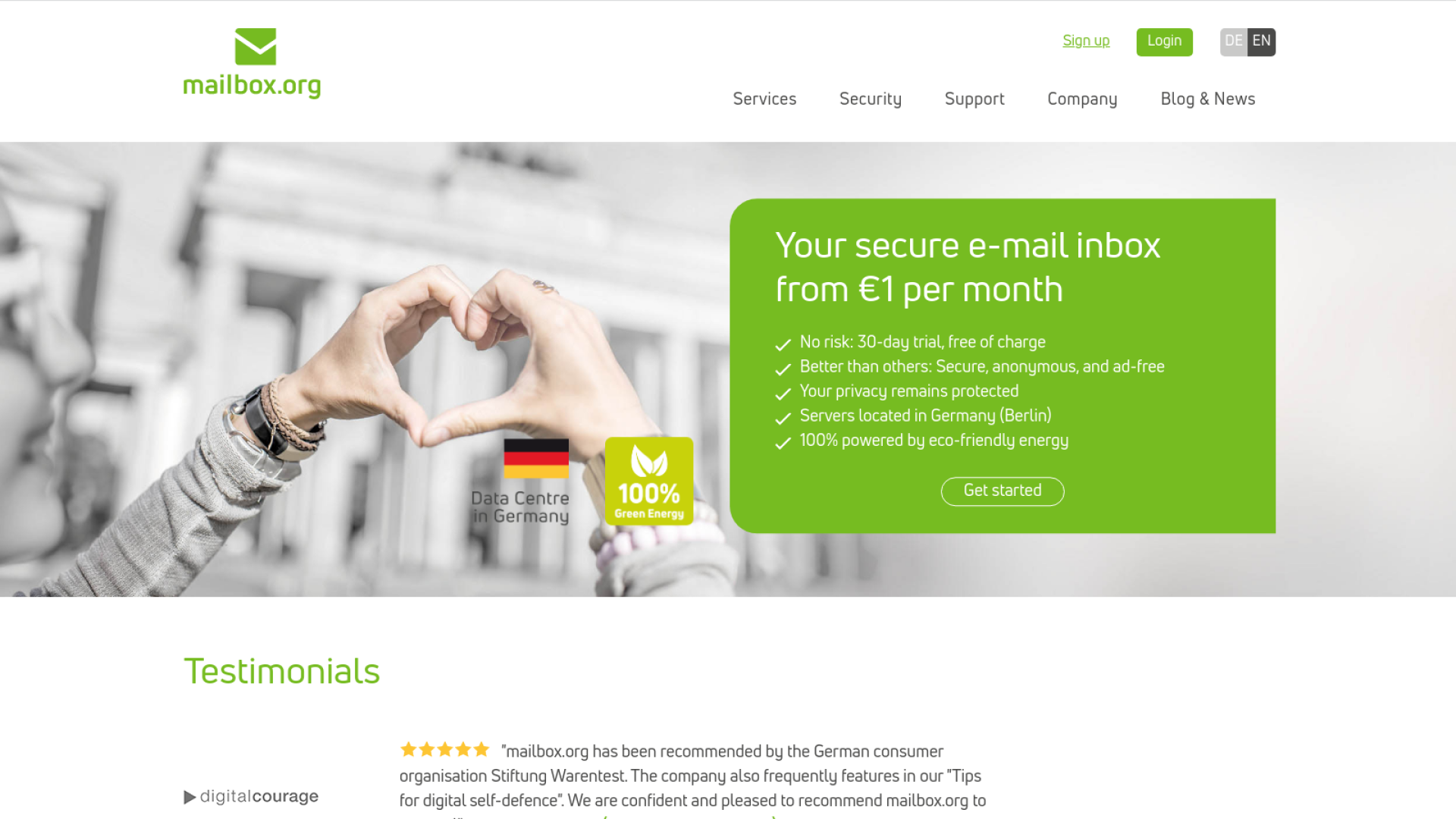 Mailbox.org হলো আরো একটি Secure email প্রোভাইডার