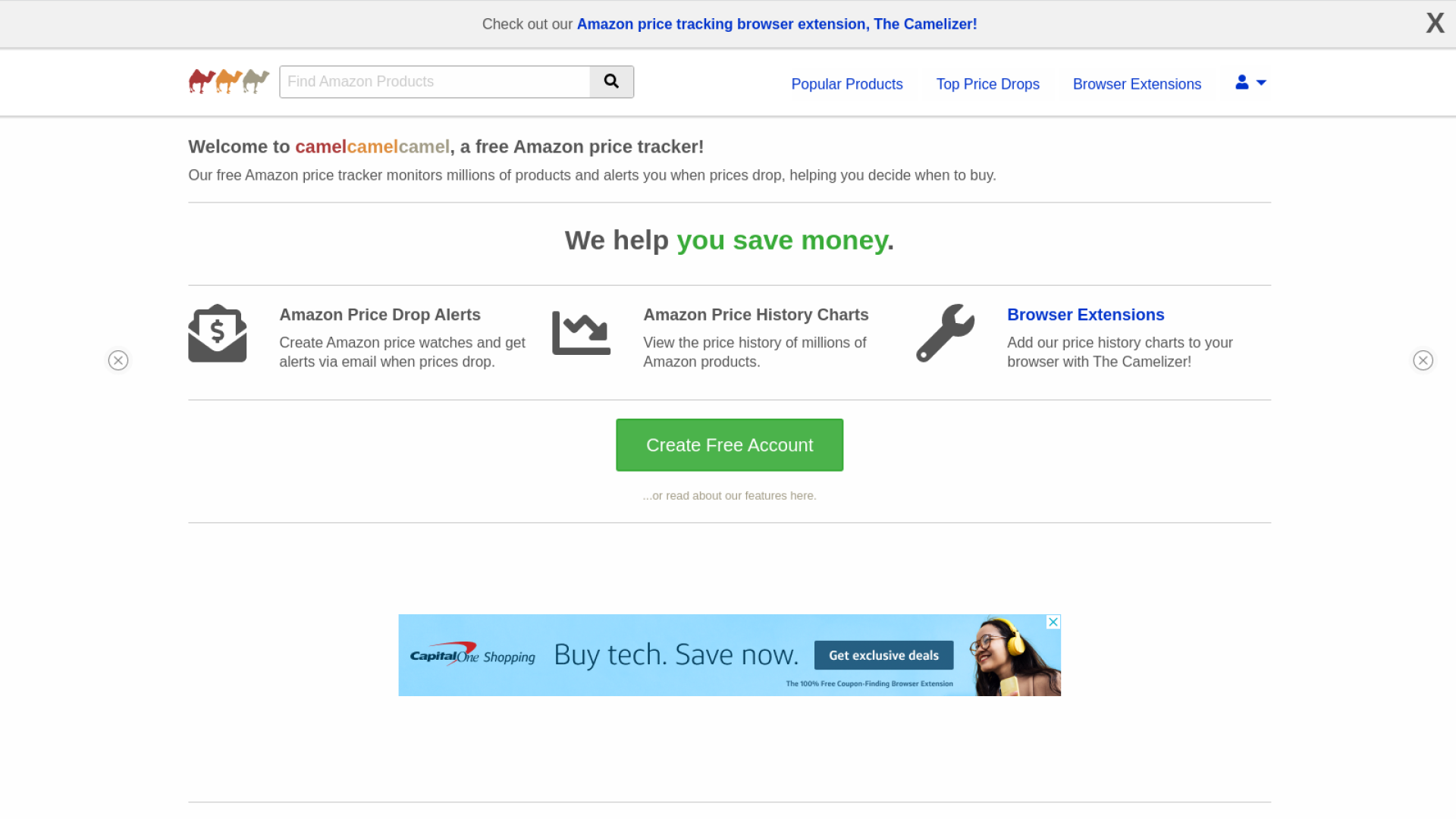 CamelCamelCamel - Amazon price tracker