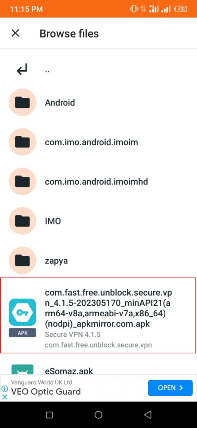 মোবাইলের Download ফোল্ডারে