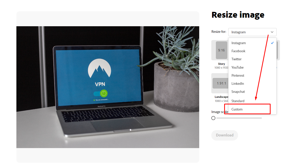 Adobe express ব্যবহার করে ফটো রিসাইজ করার পদ্ধতি