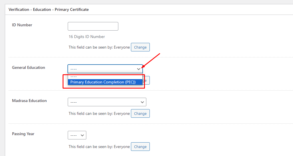PEC সিলেক্ট