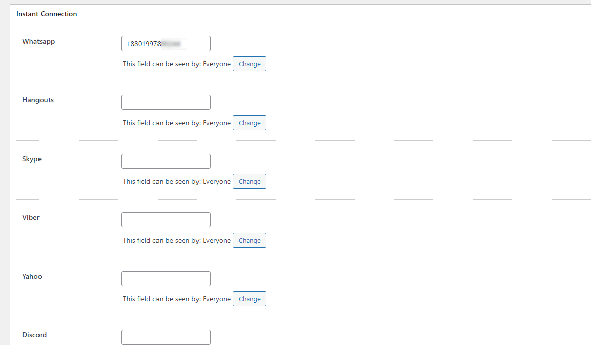 ইনস্ট্যান্ট মেসেজিং একাউন্ট