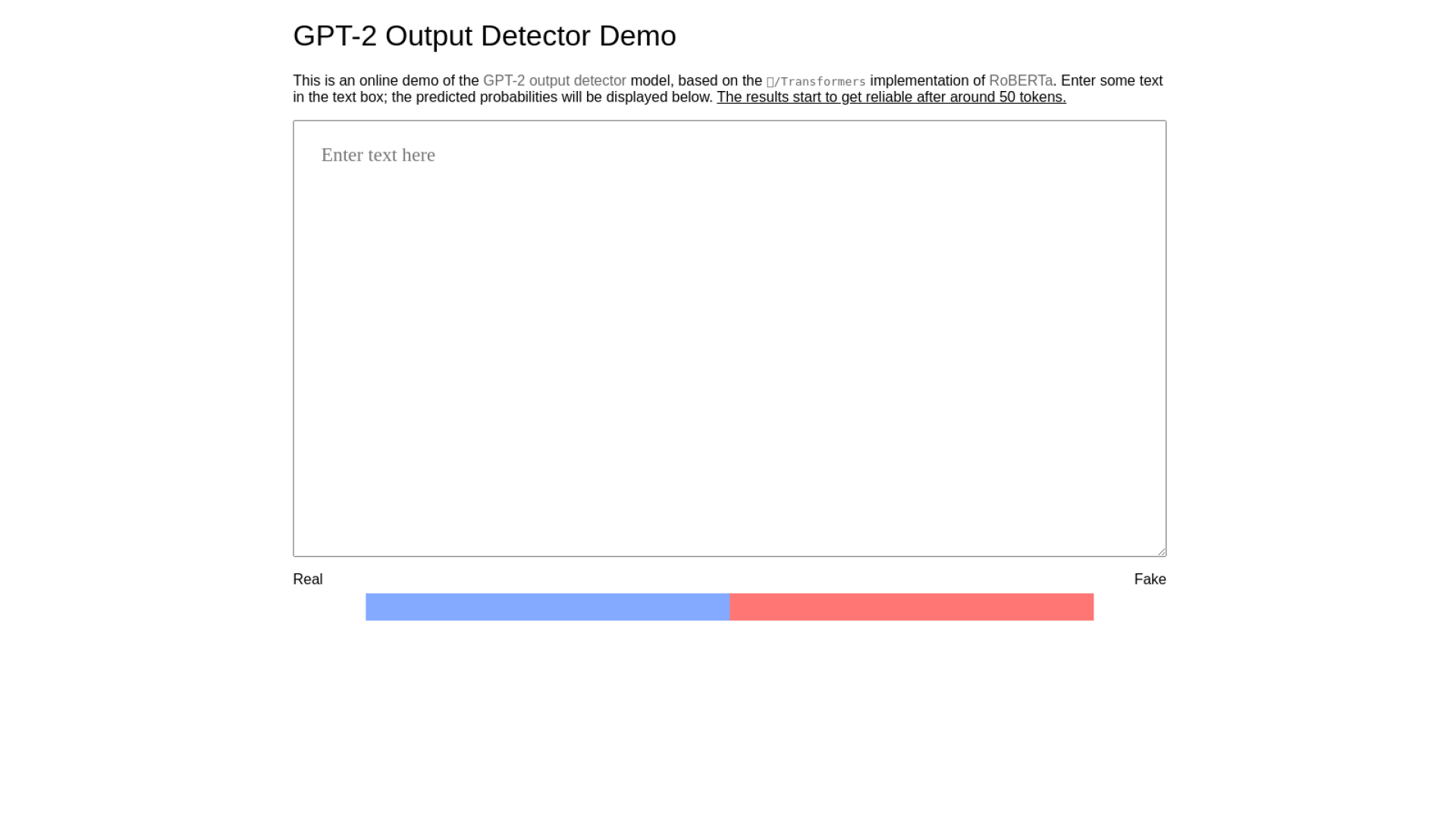 OpenAI HF Detector: Large Language Models দিয়ে লেখা কনটেন্ট শনাক্ত করার টুল