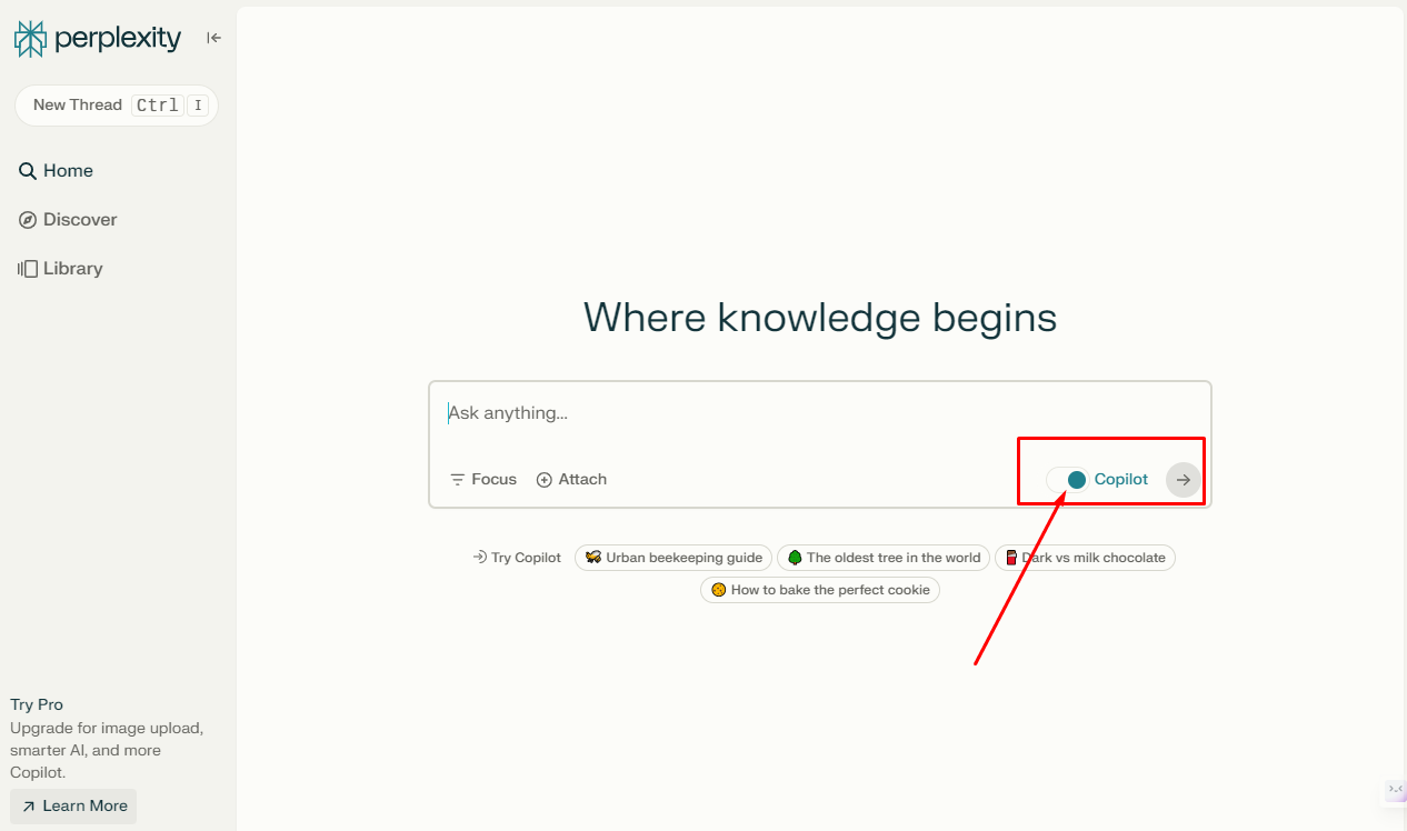 Perplexity.ai এ Copilot Mode চালু করে GPT-4 ফ্রি ব্যবহার করুন