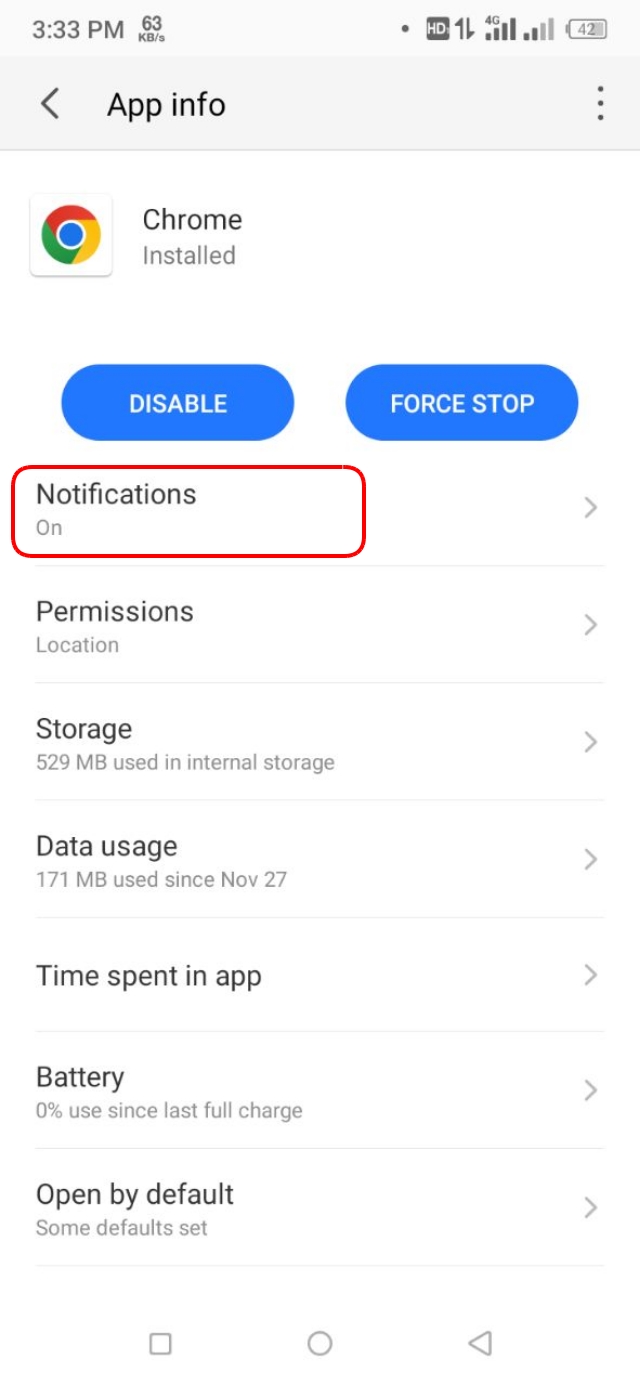 গুগল ক্রোম এর Notification বন্ধ করার সেটিংস
