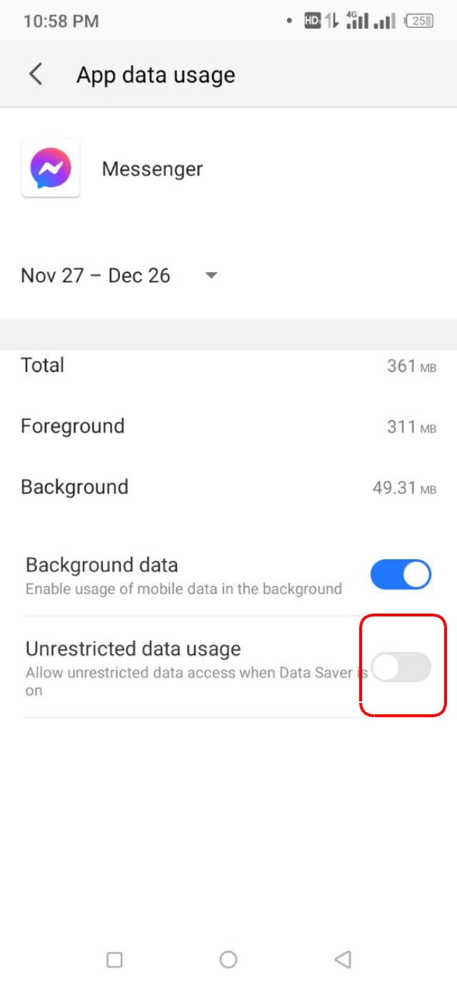 Unrestricted Data Usage Enable করে দিন