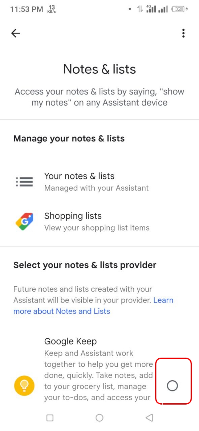 গুগল শপিং লিস্টের আইটেম গুলো Google Keep এ সেভ করুন