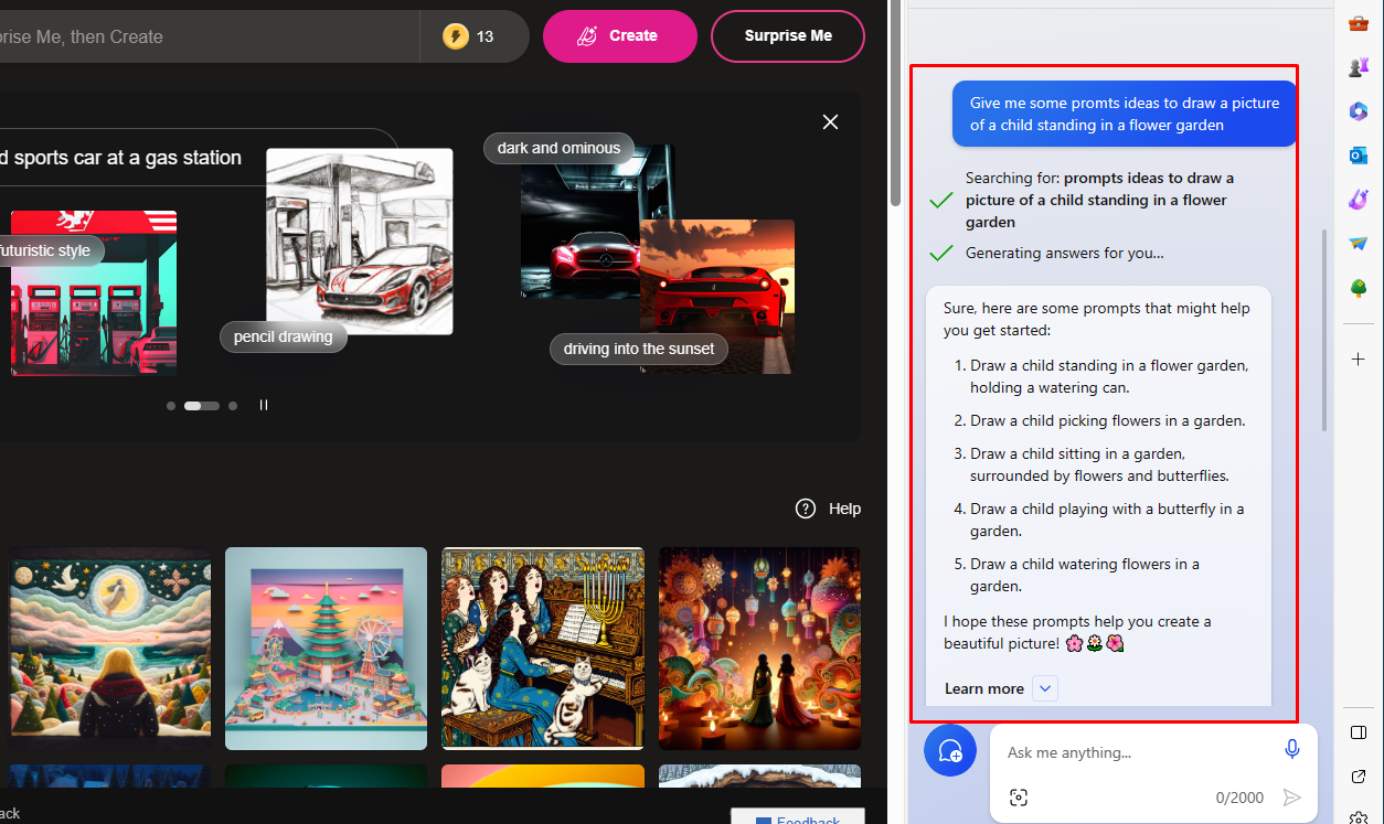বর্ণনামূলক Prompt তৈরি করে নিন
