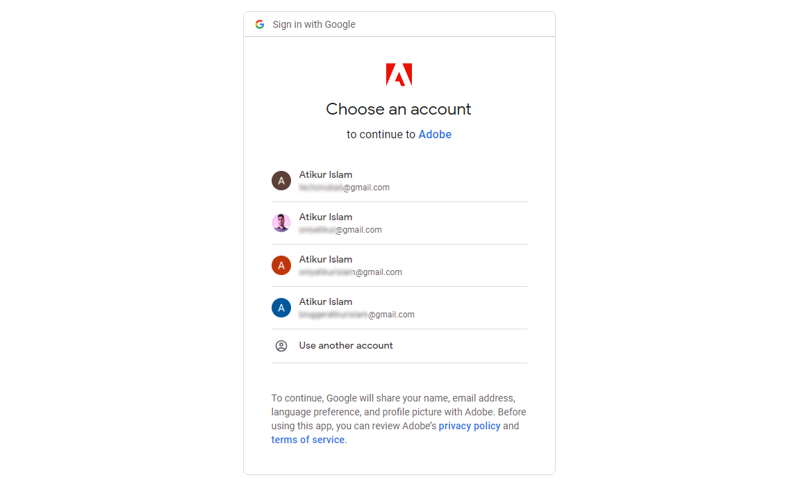 Adobe Express এ সাইন আপ করা