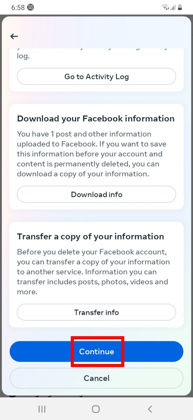 ফেসবুক আইডি ডিলিট করার উপায়। 