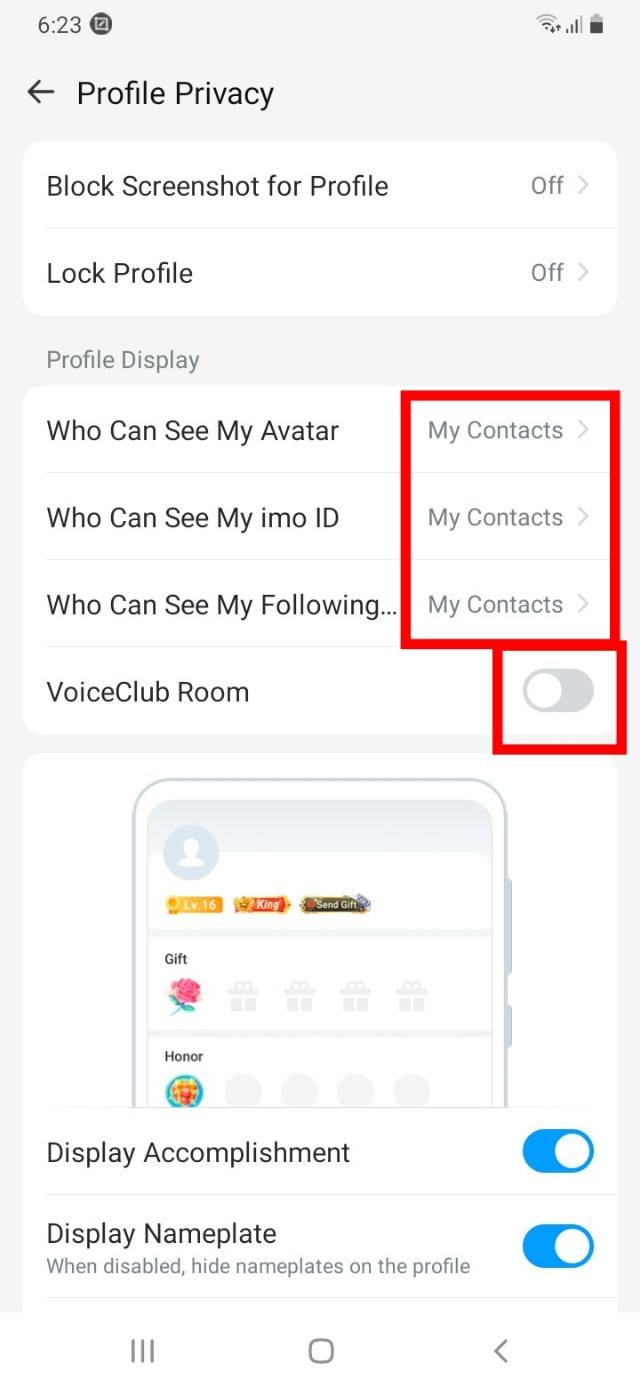 ইমু সেটিংস নির্দেশনা।