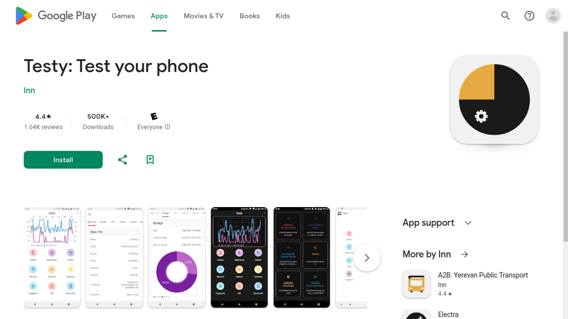 Testy Test your phone মোবাইল অ্যাপ