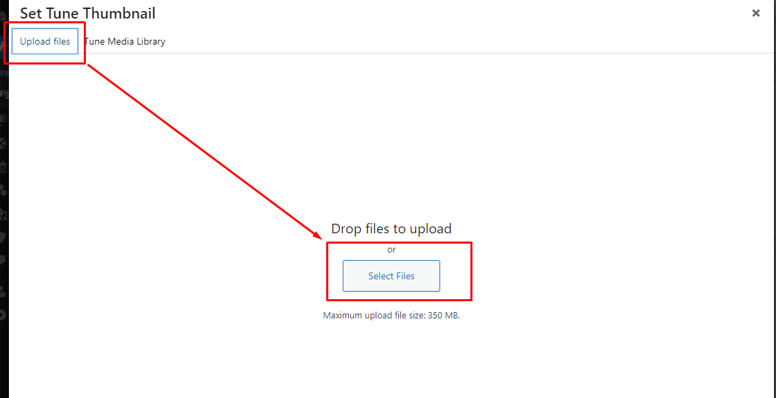 থাম্বনেইল এর জন্য ইমেইজ আপলোড