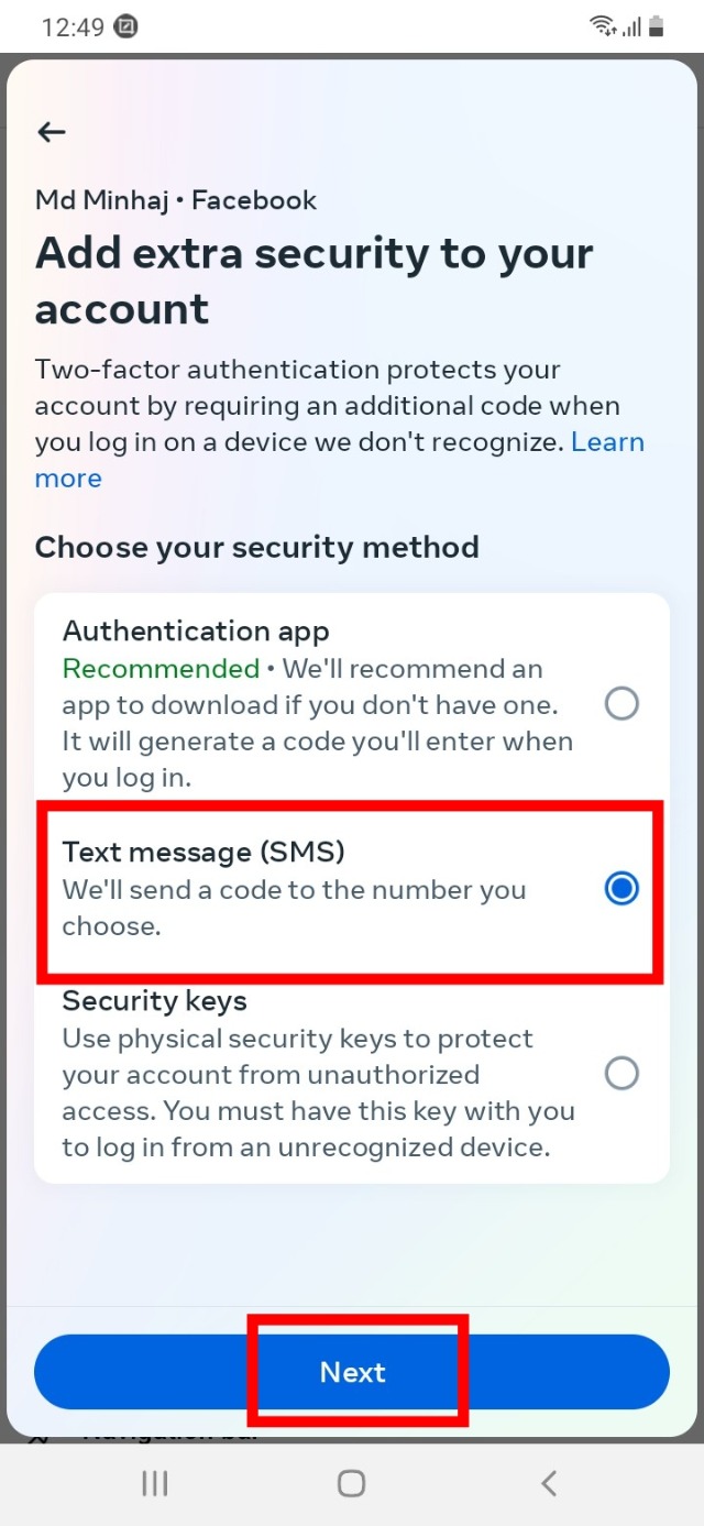 ফেসবুক আইডি নিরাপদ রাখার উপায়। ফেসবুক আইডিতে টু ফ্যাক্টর অথেন্টিকেশন চালু করার নিয়ম স্টেপ বাই স্টেপ।