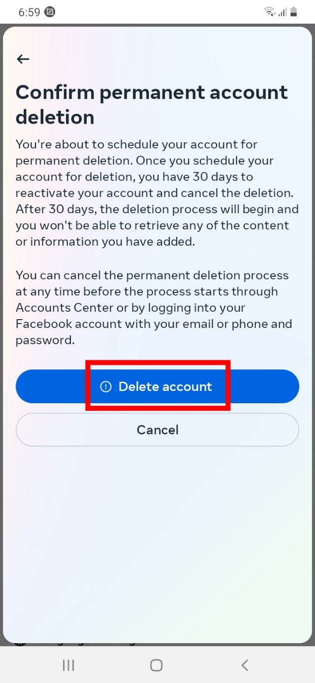 ফেসবুক আইডি ডিলিট করার উপায়। 