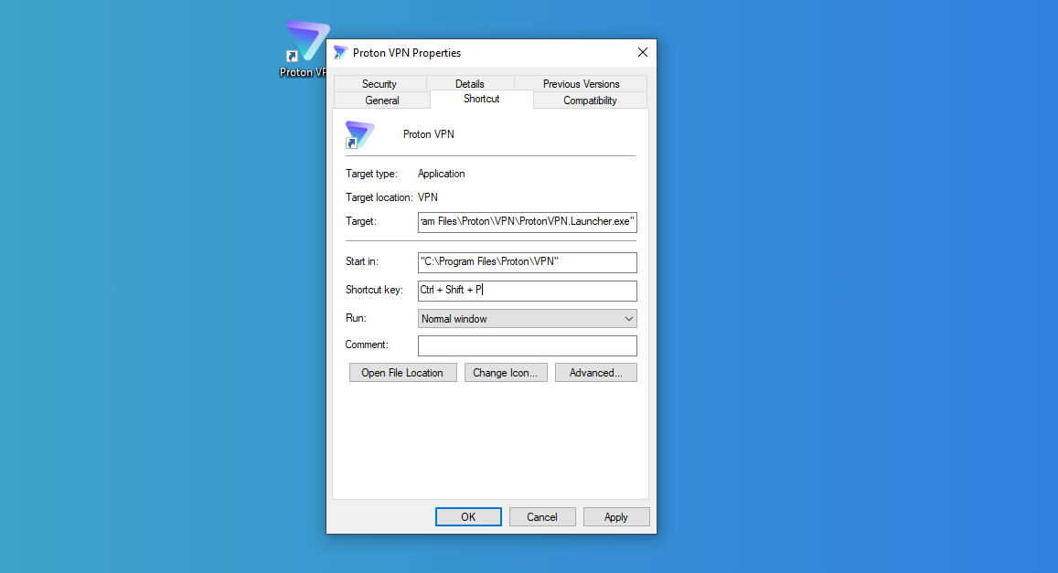 সফটওয়্যার ওপেনের জন্য শর্টকাট তৈরি