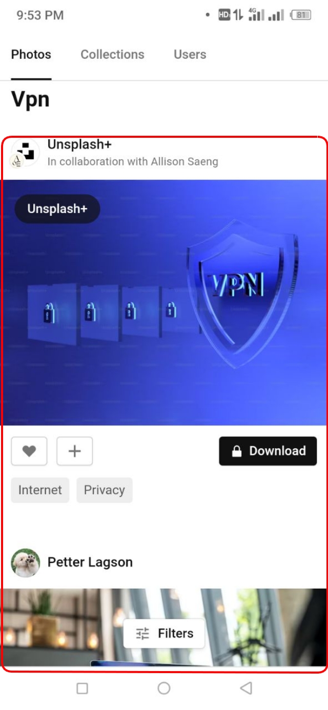 ইমেইজ ডাউনলোডের জন্য সিলেক্ট