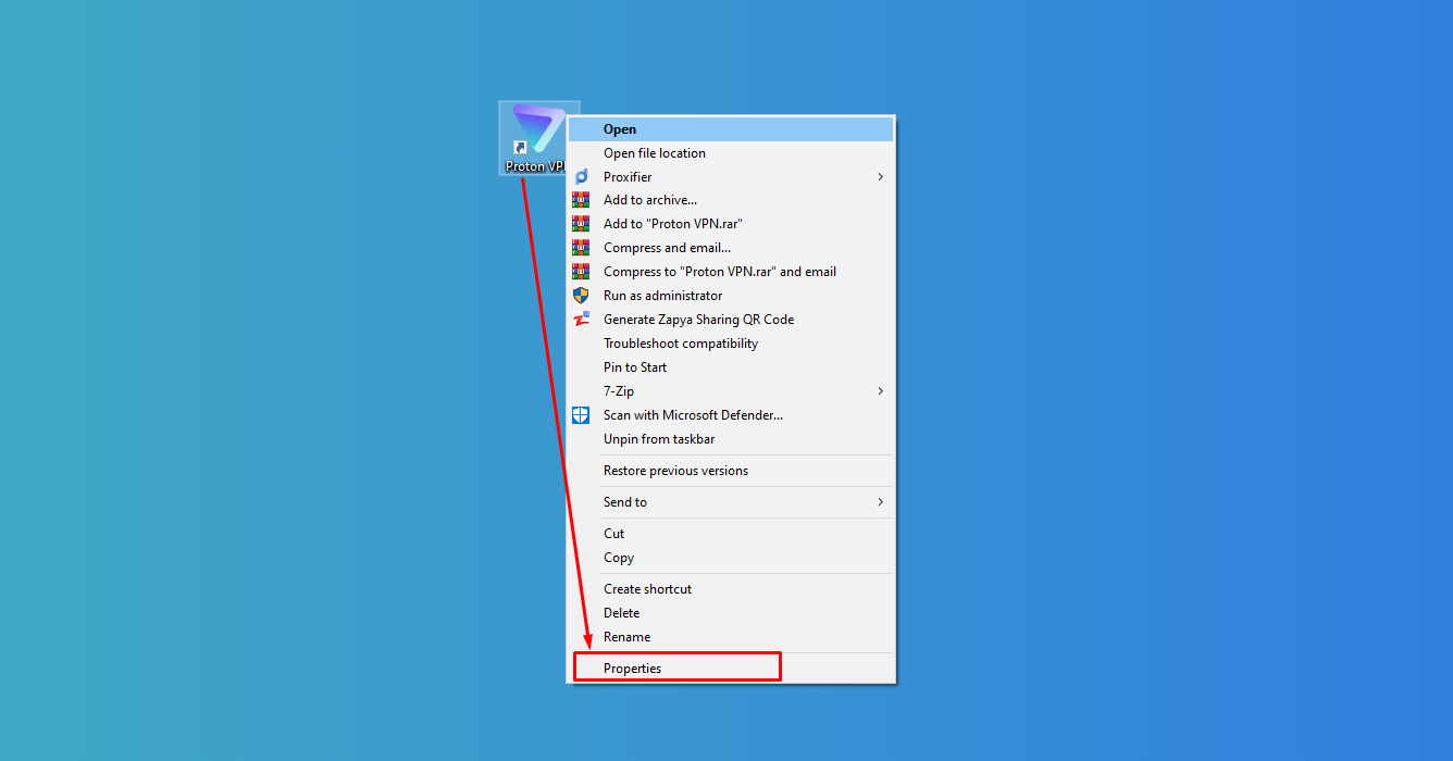 অ্যাপ্লিকেশনের জন্য শর্টকাট তৈরি