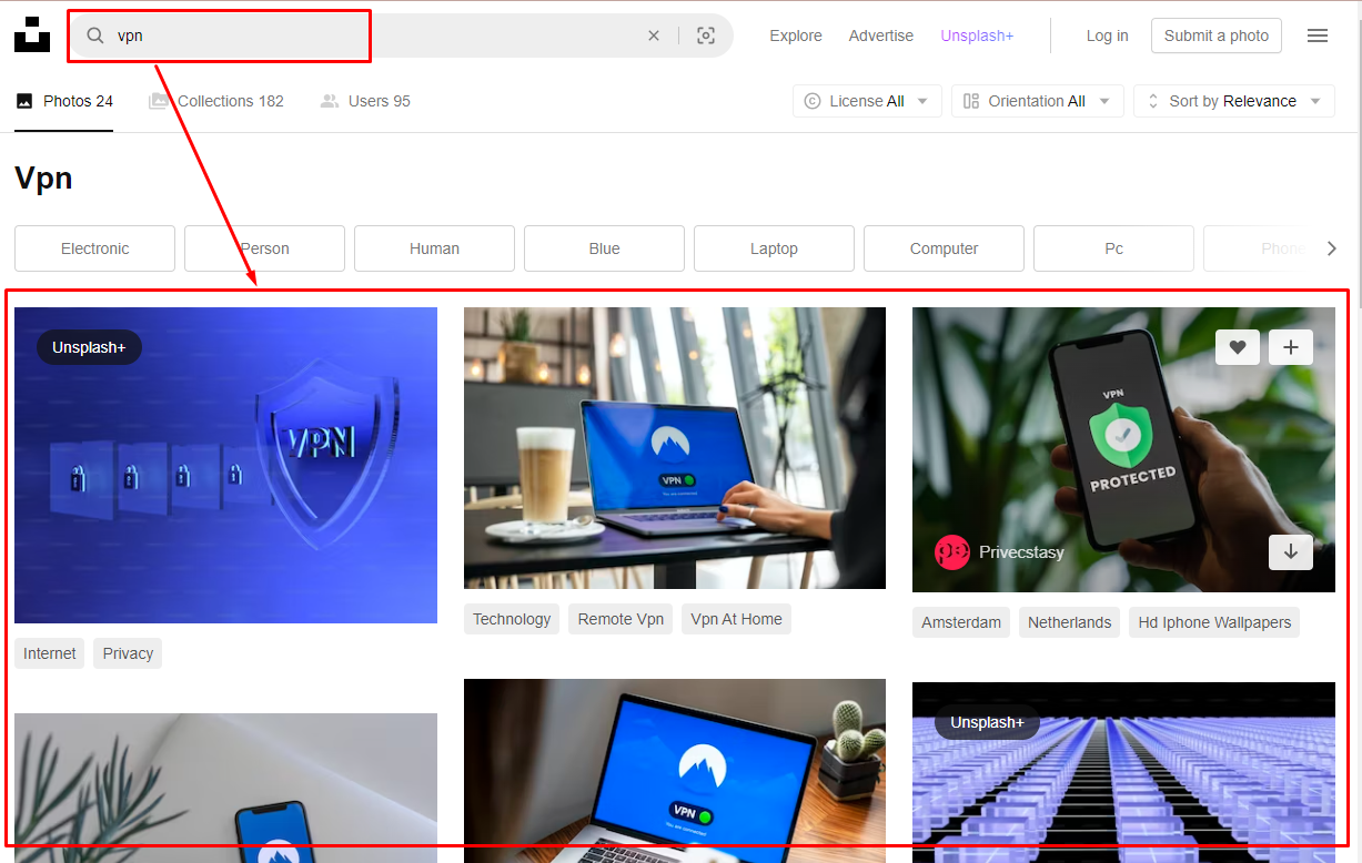 Unsplash ওয়েবসাইট থেকে ইমেইজ সার্চ করে ডাউনলোড