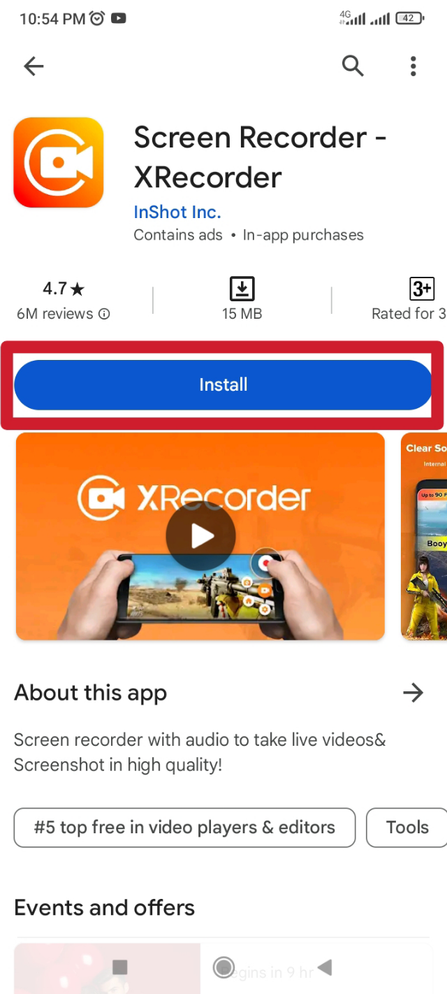 Install অপশনে ক্লিক করতে হবে