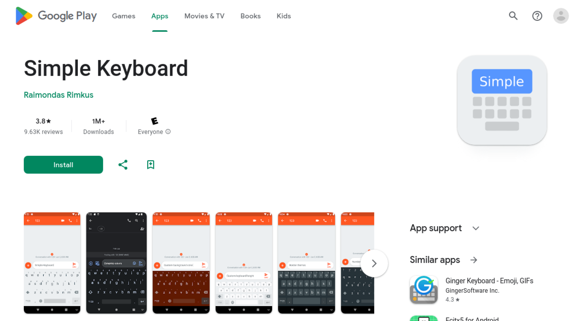 সেরা ওপেন সোর্স Simple Keyboard অ্যাপ