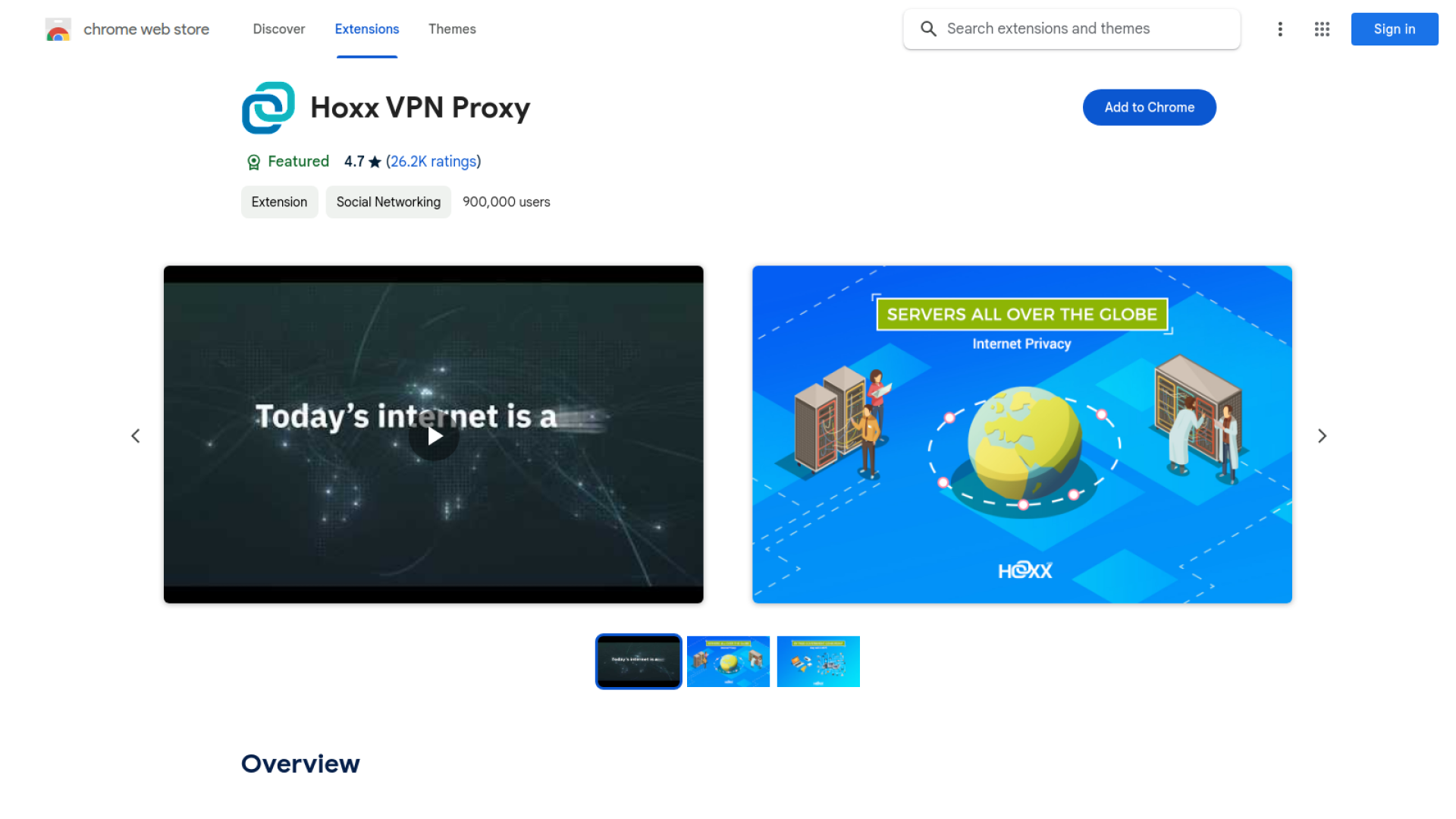 Hoxx VPN Chrome Extension
