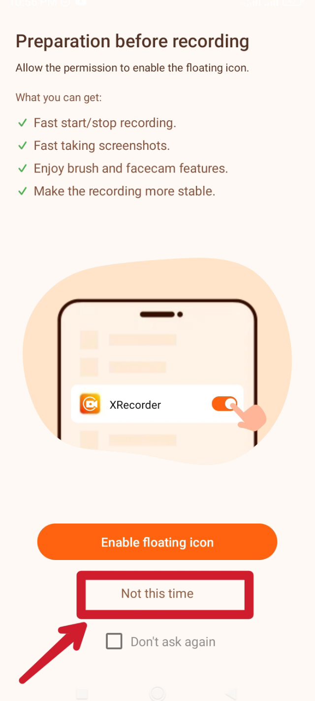 Not This Time লেখার ওপরে ক্লিক করতে হবে