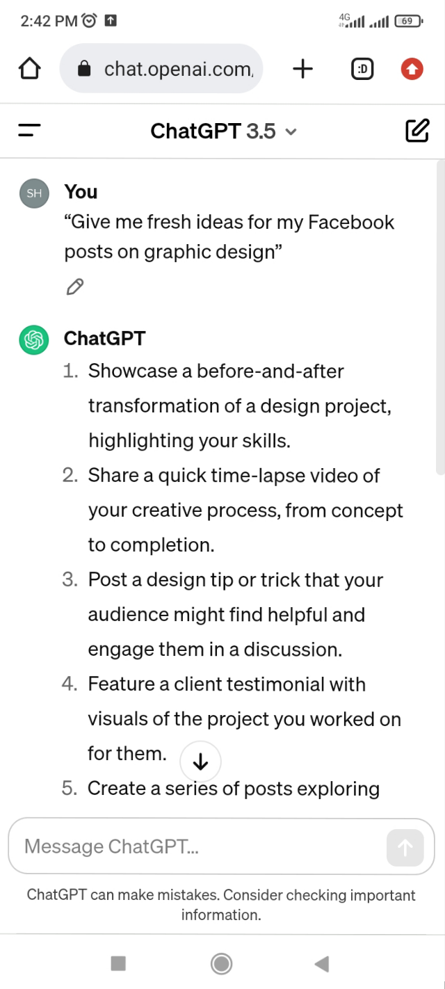 প্রথম নির্দেশনার আউটপুট 