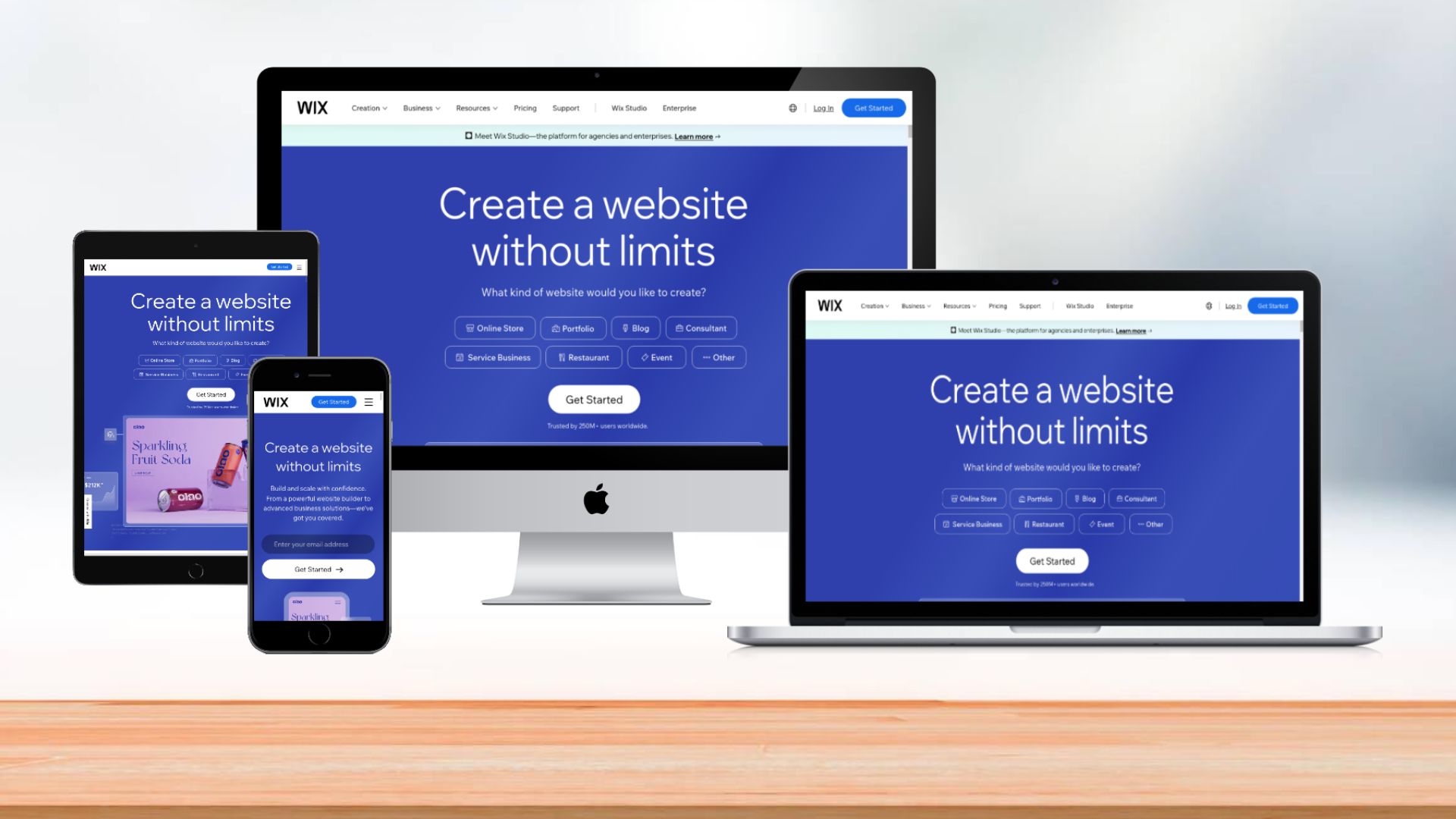 Wix-এ ফ্রি ওয়েবসাইট তৈরি