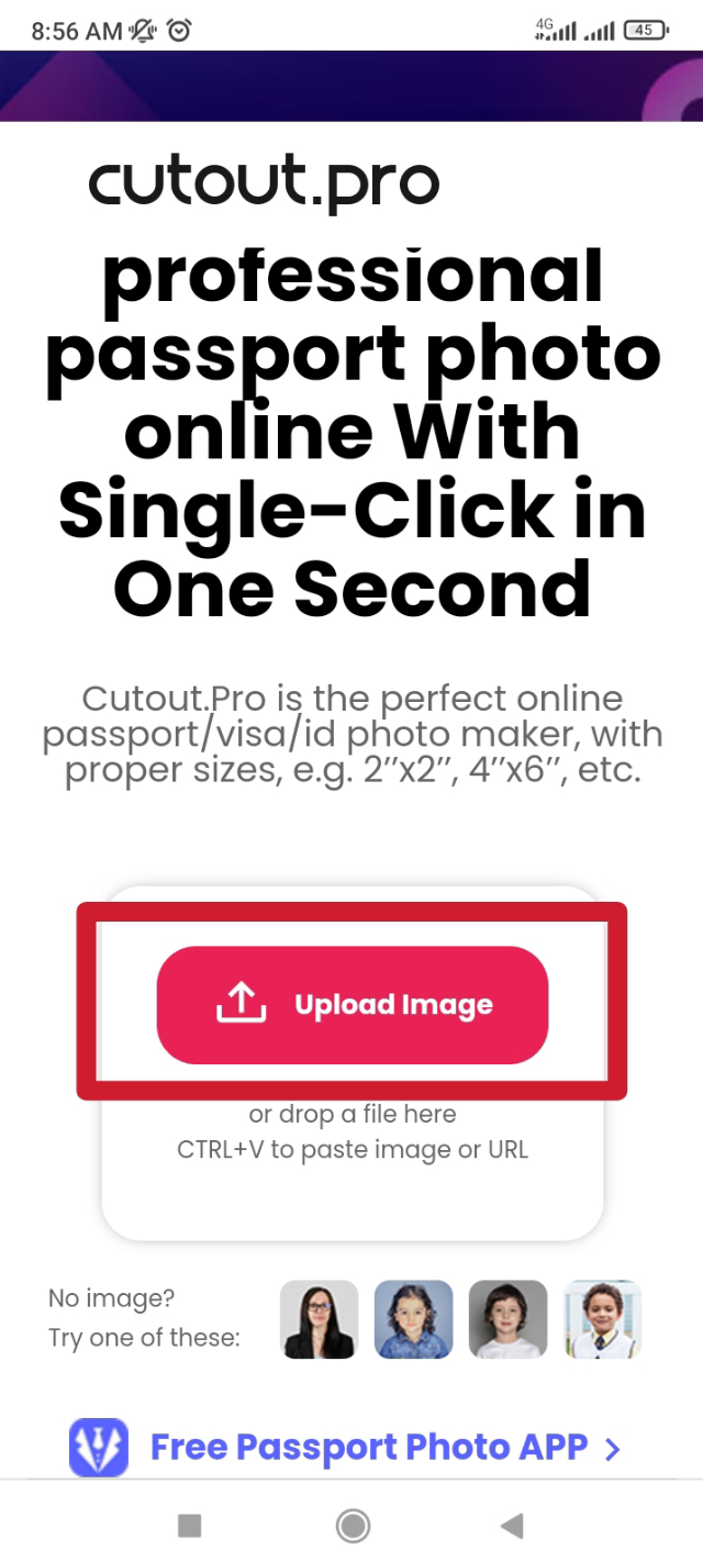 পাসপোর্ট ফটো তৈরির টিউটোরিয়াল